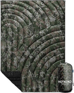 Camping Blanket,Lightweight Puffy Printed Camping Blanket Packable Outdoor Blanket for Camping,Traveling, Stadium, Hiking, Picnics