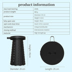 Telescoping Portable Sturdy and Lightweight Stool, Retractable Collapsible Camping Car for Travel Picnic Fishing Hiking Museums Shows Capacity 440Ib (Only Stool)