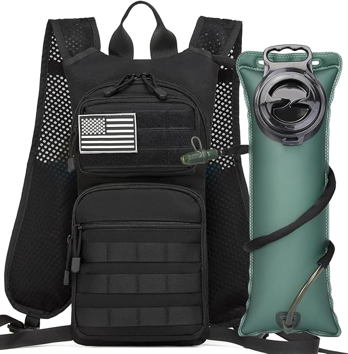 ATBP Insulated Hydration Pack Hiking Water Backpack Running Vest with 3L TPU Bladder Bag for Marathon Cycling Men