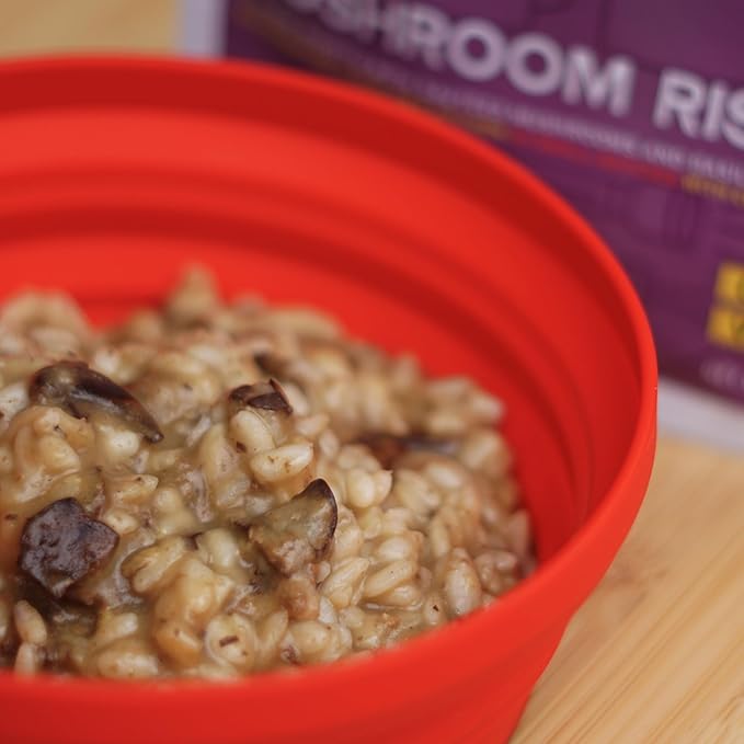 GOOD TO-GO Mushroom Risotto | Camping Food, Backpacking Food | Just Add Water Meals, Backpacking Meals | Dehydrated Meals Taste Better Than Freeze Dried Meals