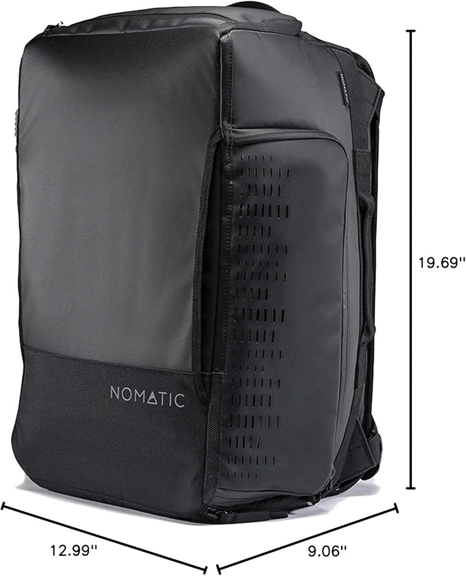 NOMATIC 30L Travel Bag- Convertible Duffel/Backpack, Carry-on Size for Airplane Travel, Everyday Use Laptop Bag,TSA Compliant