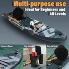 AKSPORT Inflatable Stand Up Paddle Board, SUP Board with All Accessories, Wide Stable Design, Non-Slip Deck, Inflatable Paddle Boards for Youth & Adult