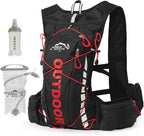 Hydration Pack Backpack，IX INOXTO Running Hydration Vest with 1.5L ( 50 oz) Water Bladder for Men Women，Lightweight Water Backpack for Hiking Cycling Climbing Camping