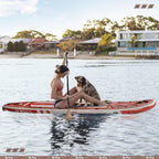 Paddle Board, 10.8' Stand Up Paddle Board with Premium Complete Inflatable SUP Accessories, Extra Wide Paddleboards for Adults & Kids-Pandora Collection