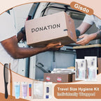 20 Sets Toiletry Kits Homeless Personal Hygiene Kit Bulk Homeless Care Package Supplies Travel Toiletry Kit Homeless Hygiene Kit Bulk for Men Women Charity Disposable Toiletry Kit(10-IN-1)