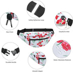 MAXTOP Large Crossbody Fanny Pack with 4-Zipper Pockets,Gifts for Enjoy Sports Festival Workout Traveling Running Casual Hands-Free Wallets Waist Pack Phone Bag Carrying All Phones