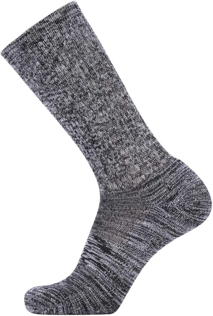 EnerWear 4 Pack Women's Merino Wool Outdoor Hiking Trail Crew Sock