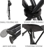 PORTAL Tall Folding Tripod Stool for Outdoor Camping Walking Hunting Hiking Fishing Travel, Support 225 lbs