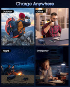 Portable Charger 60000mAh Power Bank - 22.5W Fast Charging External Battery Pack, LED Display USB C Portable Cell Phone Charger for iPhone, Samsung Galaxy, Android, Camping, Travel