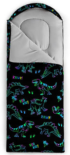 QOOMO Animals Camping Sleeping Bags,3 Season Warm & Cool Weather,Lightweight,Waterproof Sleeping Bags for Adults & Kids,Traveling,and Outdoors,Camping Gear Equipment