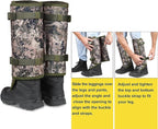 QOGIR Snake Gaiters for Hunting: Durable Snake Guards, Snake Gaiter Leggings for Men & Women, Snake Bite Protection for Lower Legs, Snake Proof Gaiters with Adjustable Size