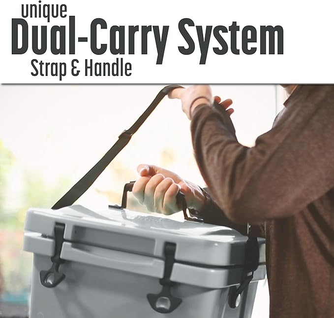 Viva 14QT On-The-Go Personal Portable Hard Cooler Ice Chest | Everyday, Beach, Sports, Camping, Picnics, Lunch Box, Groceries/Market