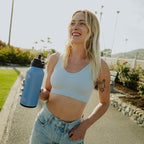 BOTTLE BOTTLE 32oz Insulated Water Bottle Stainless Steel Sport Water Bottle with Straw Dual-use Lid Design for Gym with Pill Box