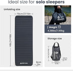 ONETIGRIS Dreamstar Single Air Mattress, Self-Inflating Sleeping Pad Foam for Camping, Backpacking, Car Trips, Travels, Air Bed with Patch-up Kit