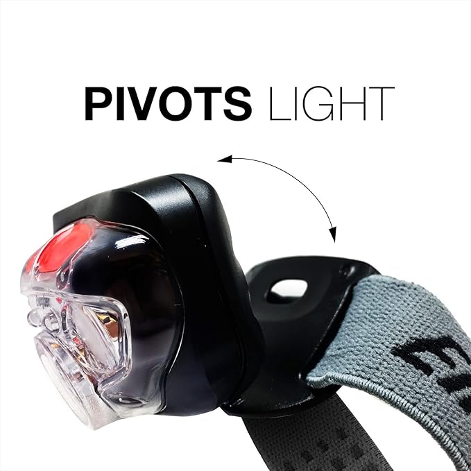 Energizer Vision HD+ LED Headlamp, Water Resistant Bright Headlamp with Digital Focus, Camping Gear and Emergency Light, Batteries Included, Pack of 1