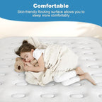 Air Mattress Queen with Built in Pump - 16 Inch Sturdy Blow Up Mattress - 3 Minutes Inflatable Mattress for Home or Camping - Air Bed Max Weight Capacity 660 lbs