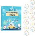 60ct Motion Sickness Patches Non Drowsy, Sea Sickness Patches for Cruise Ship Travel Essentials, Waterproof Car Sickness Patches Behind Ear Custom Butterfly Pattern