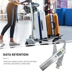 Digital Luggage Weight Scale with Tape Measure 50kg Portable Handheld Electronic Travel Suitcase Weighing Scale for Accurate Luggage Weight Monitoring