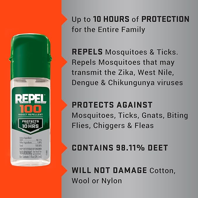 Repel 1-Ounce Insect Repellent Pump Spray