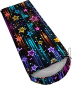 QOOMO Animals Camping Sleeping Bags,3 Season Warm & Cool Weather,Lightweight,Waterproof Sleeping Bags for Adults & Kids,Traveling,and Outdoors,Camping Gear Equipment