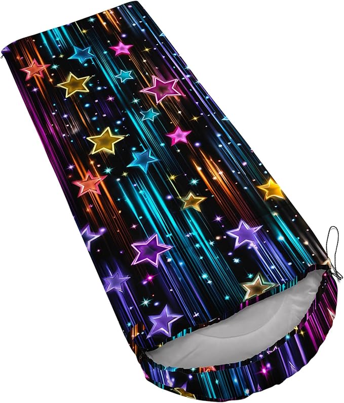 QOOMO Animals Camping Sleeping Bags,3 Season Warm & Cool Weather,Lightweight,Waterproof Sleeping Bags for Adults & Kids,Traveling,and Outdoors,Camping Gear Equipment