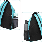 MOSISO Sling Backpack Travel Hiking Daypack, Crossbody Convertible Sling Bag with Front Pocket One Shoulder Chest Bag