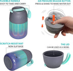 MAXSO Soup Thermo for Hot & Cold Food for Adults Kids, 17 oz Vacuum Insulated Steel Lunch Container Bento Box with Spoon, Leakproof Thermal Food Jar for School Office Travel - Rainbow