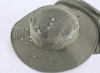Home Prefer UPF 50+ Sun Hats for Men Women Wide Brim Fishing Hat with Neck Flap Summer Safari UV Protection Bucket Hat