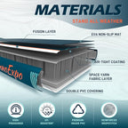 InnoExpo 11' Inflatable Stand Up Paddle Boards with Premium Accessories, Wide Stable SUP Paddle Board Design, Non-Slip Comfort Deck for Youth & Adults