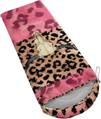 AILONEN Pink Lovely Rabbit Sleeping Bag for Girls Kids Adults,Warm and Cool Weather,Lightweight,Waterproof Backpacking,Cartoon Flowers Printed Bunny Sleeping Bag for Camping