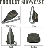 Cross Body Bags for Woman Men Sling Bag Chest Bag with Adjustable Strap Crossbody Handbags Women's Crossbody Bags