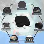 NEW-Vi Deluxe Kayak Seat with Gel Cushion & Storage Bag - Padded Ergonomic Backrest for Kayak, Canoe, SUP, Fishing Boat - Anti-Slip & Waterproof