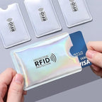 Shudyear Rfid Wallet Women Card Sleeves,Rfid Blocking Sleeves Card Holder,10pcs For Credit Card Protector Set Rfid Identity Card Protector Easily Into Your Wallet(colorful)