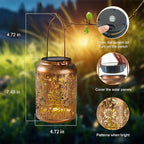 Sunflower Solar Lantern, Birthday Gifts for Women, Outdoor Waterproof LED Decorative Garden Lights for Lawn, Landscape, Patio, Porch Hanging Solar Lights for Ladies, Mom, Grandma