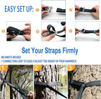 Onewind Premium 12' Camping Double Hammock with Tree Straps and Bug Net for Travel, Camping, Backpacking and Hiking