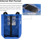WANDF Swim Bag Mesh Drawstring Backpack Beach Backpack for Swimming, Gym, and Workout Gear