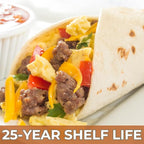 Nutristore Freeze Dried Sausage Crumbles | Survival Emergency Food Supply, Meal Prep, Camping | Made in USA | 25 Year Shelf Life | #10 Can, 29.6 oz