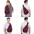 MOSISO Sling Backpack, Multipurpose Crossbody Shoulder Bag Travel Hiking Daypack
