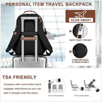 Large Laptop Backpack for Women Bookbag: 18 inch Work School Backpacks with Pocket for Large Capacity Cup & USB Charger College Book Bag Travel Business Nurse Teacher Bookbags Anti-theft Back Pack