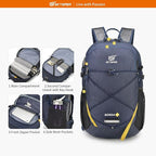 SKYSPER Small Hiking Daypack, 20L Lightweight Travel Backpacks Day Hike Pack with Waist Strap for Women Men