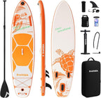 Inflatable Stand-Up Paddle Boards – Available 32"/33"/34" Widths Inflatable Paddle Board with SUP Accessories, Camera Mount, Basic All-Around SUP Board for All Skill Levels, Up to 450lbs