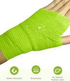 FriCARE Self Adhesive Bandage Wrap, Medical Tape in First Aid Kit, Cohesive Bandages for Wounds Sport Vet, FSA/HSA Eligible, 2 Inches X 5 Yards 6 Rolls, Grass Green