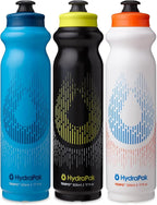 HydraPak Tempo Handheld Running Water Bottle 3-Pack - Made for Runners, Marathon Training and Race Day Squeeze Bottle. Perfect for Hydration, Electrolytes, Recovery and Nutrition Mixes.