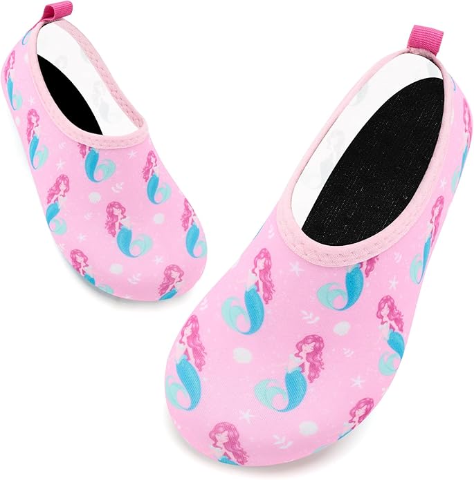 Deevike Kids Water Shoes Boys Grils Barefoot Quick Dry Aqua Socks Beach Shoes for Toddler Sports Swim Surf Outdoor Walking