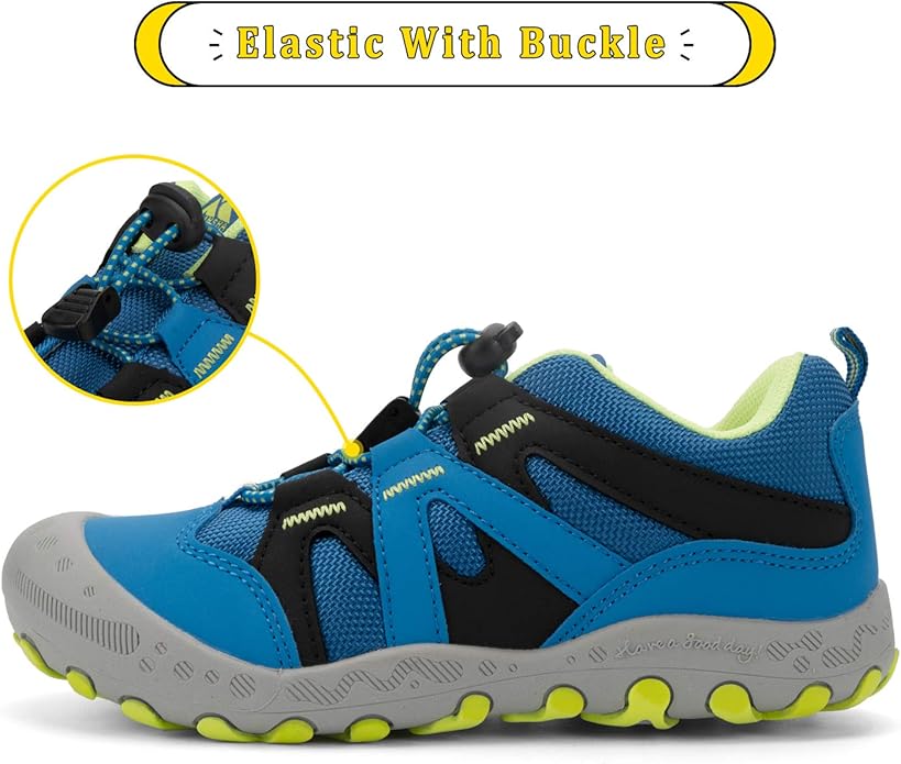 Mishansha Boy's Girl's Hiking Shoes Low Top Sneakers Outdoor Trekking Walking Climbing Running Shoes