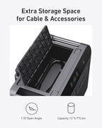 GROWATT 3686Wh Extra Battery for HELIOS 3600 Portable Power Station, LiFePo4 Expansion Battery, 9 DC Outlets for Cell Phone, PC, Tablets or Other Devices, for Home Use, Emergency, Camping and RV