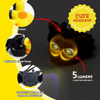 Let's Explore LED Camping Lantern & Headlamp, Battery Powered Night Light, Gift for Birthday, Lightweight Tent Lamp for Children (Deer Set) Age 6+ 8 9 10 11 12 13 14