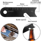 Fire Starter Survival Kit, Magnesium Waterproof Matches Ferro Flint Block,Outdoor Survival Firesteel Gears with Striker for Camping Hiking Hunting Emergency