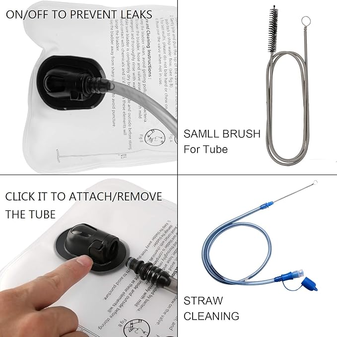 Hydration Bladder 2L-3L Water Storage Bag Reservoir,Military Hydration Pack Replacement for Hiking Biking Climbing Cycling Running Camping Backpack