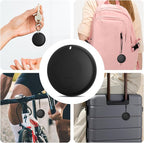 Android Air Tracker 4 Pack, Bluetooth Tracker for Android, Works with Google Find My Device App, Smart Item Locator for Keys, Wallet, Luggage, Bags - 2 White & 2 Black, Includes 2 CR2032 Batteries